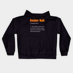 Basketball Definition Tee Kids Hoodie